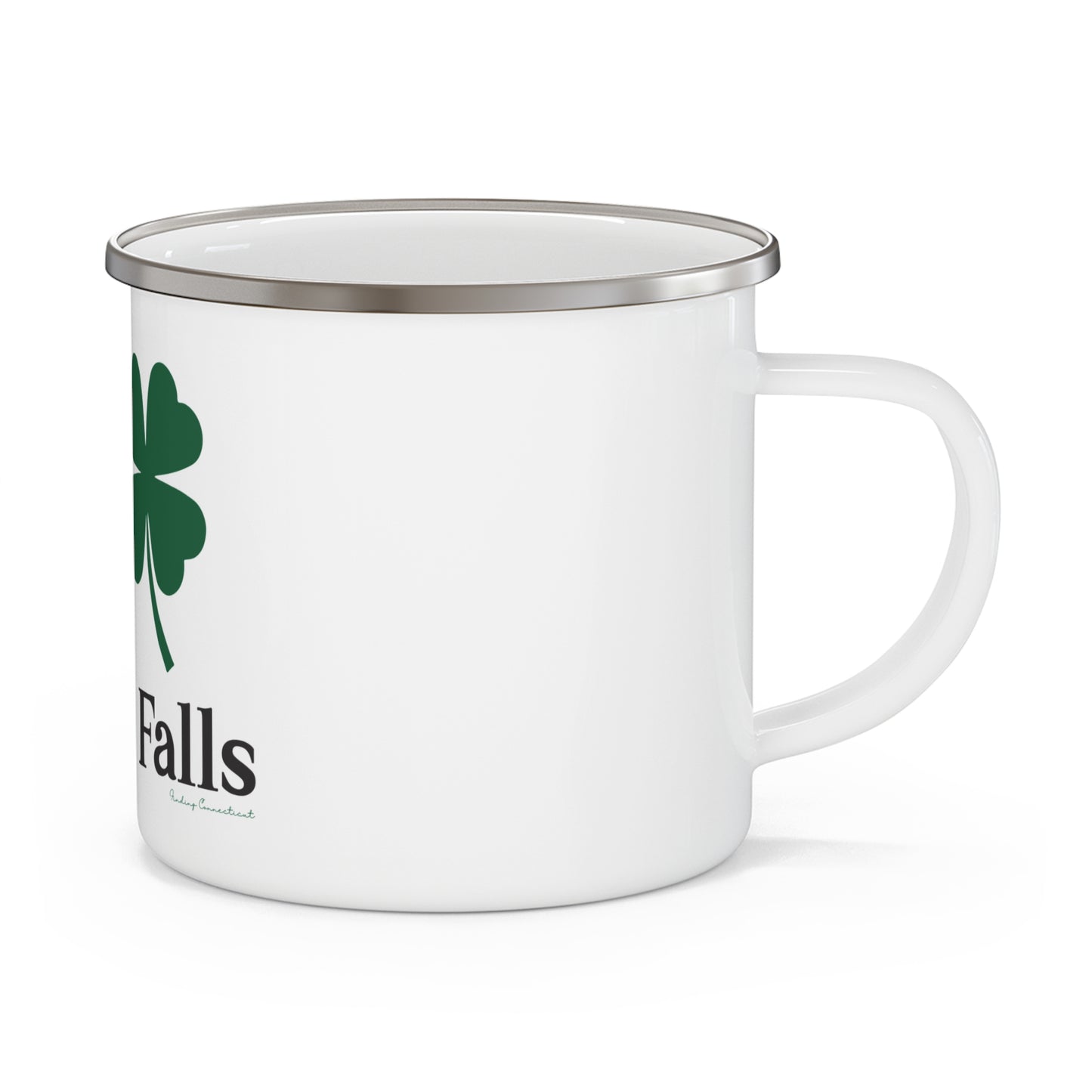I Clover Beacon Falls Enamel Camping Mug