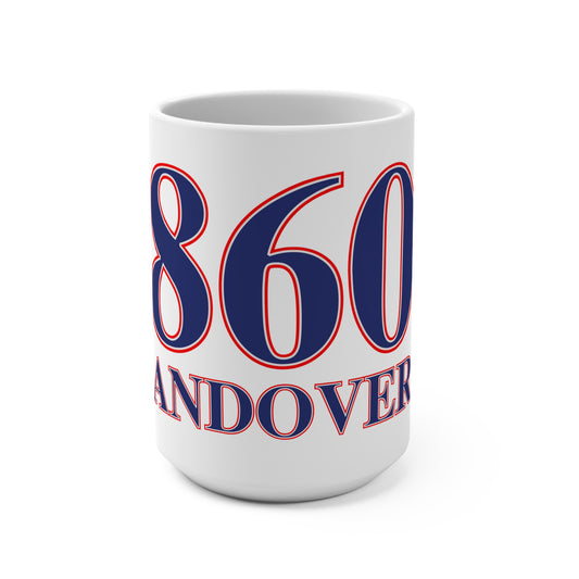 860 Andover Red, White & Blue Mug 15oz