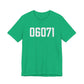 06071 Somers CT Zip Code Unisex Jersey Short Sleeve T-Shirt