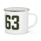 06063 Barkhamsted Connecticut Zip Code Enamel Camping Mug