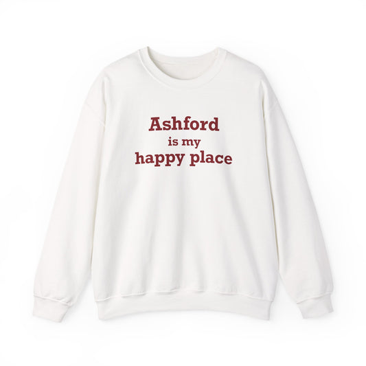 Ashford is My Happy Place Unisex Heavy Blend™ Crewneck Sweatshirt