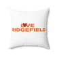 Love Ridgefield Spun Polyester Square Pillow