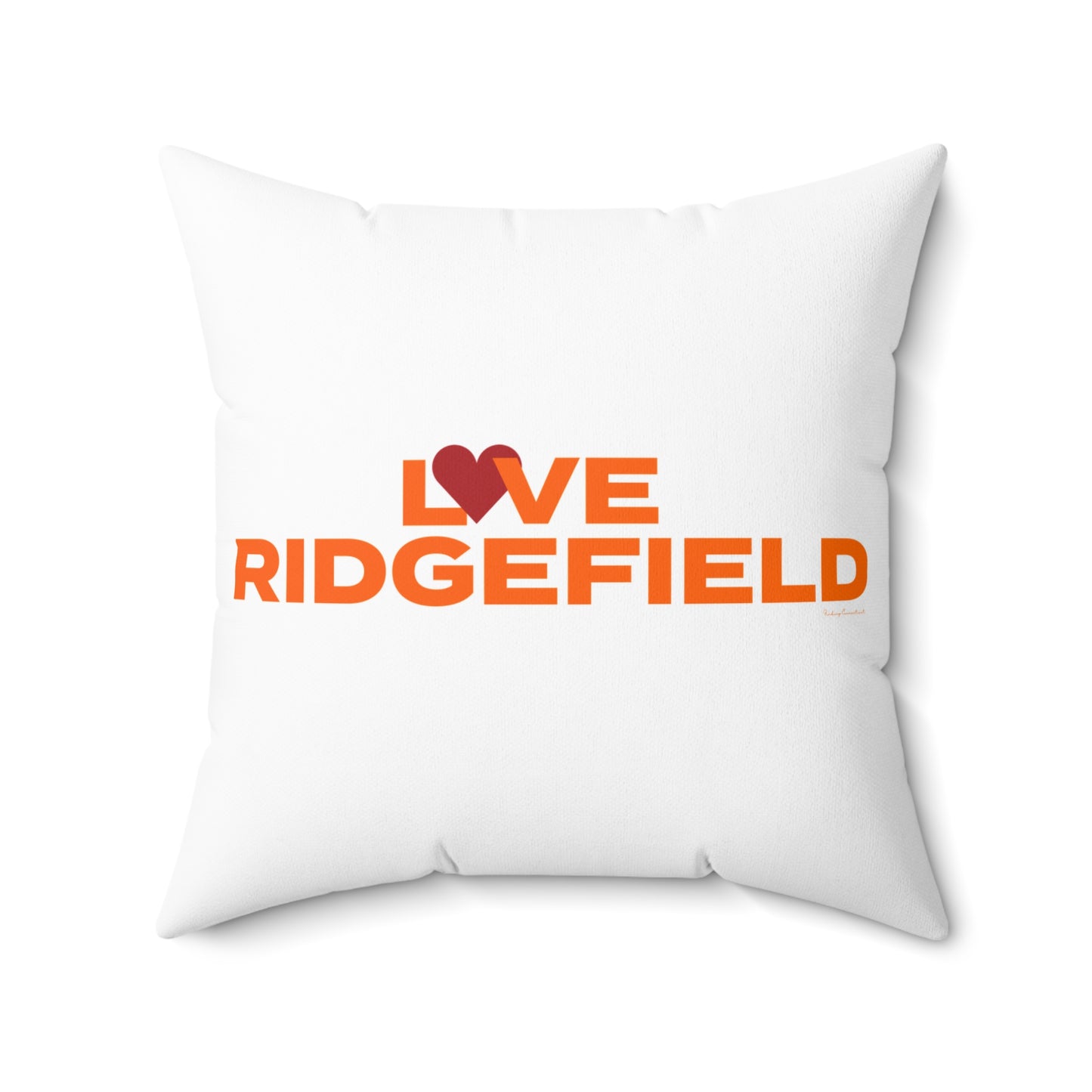 Love Ridgefield Spun Polyester Square Pillow