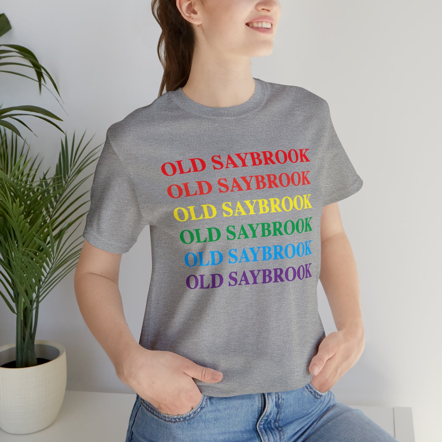 Old Saybrook Pride Unisex Jersey Short Sleeve T-Shirt