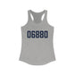 06880 Westport Connecticut Zip Code Women's Ideal Racerback Tank Top