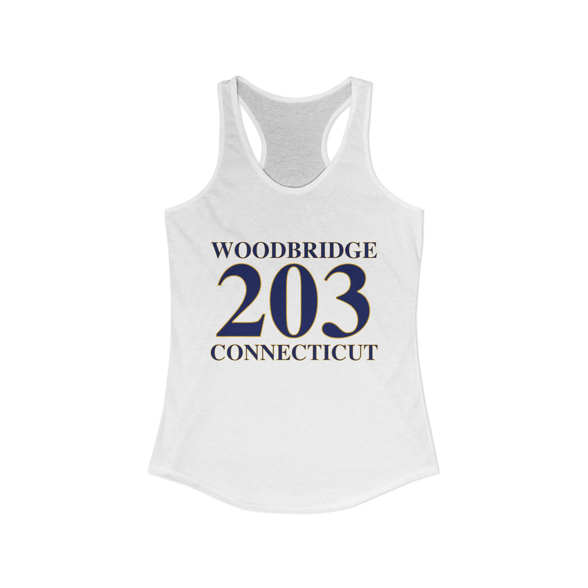 Woodbridge 203 Connecticut Women's Ideal Racerback Tank Top