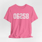 06258 Pomfret CT Zip Code Unisex Jersey Short Sleeve T-Shirt