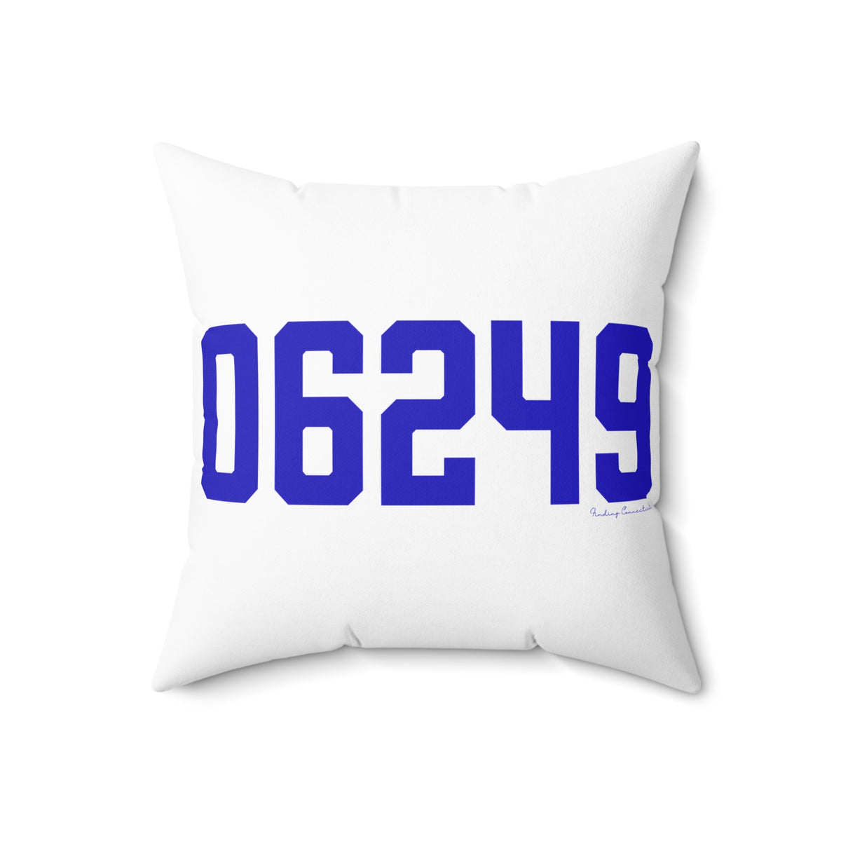 06249 Lebanon Connecticut Zip Code Spun Polyester Square Pillow