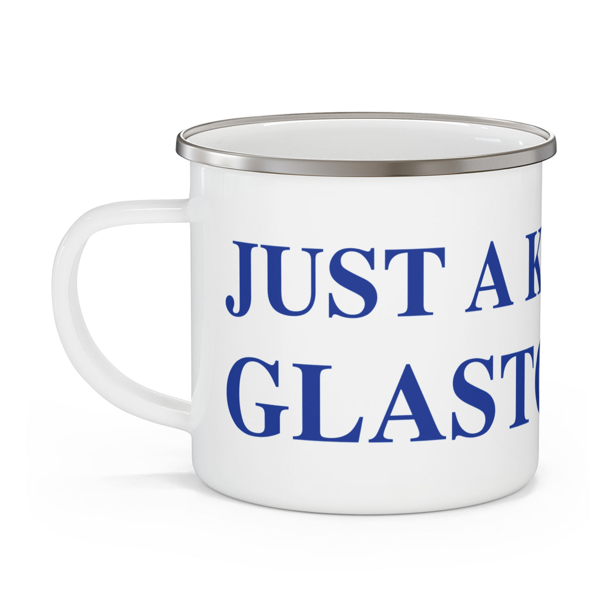 Just a kid from Glastonbury Camping Mug
