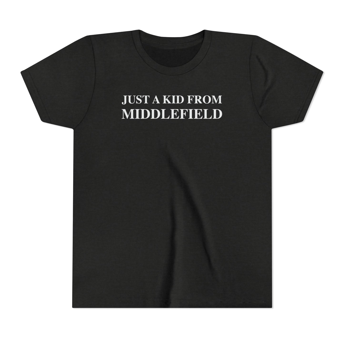Just a kid from Middlefield Youth Short Sleeve T-Shirt
