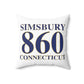 Simsbury 860 Connecticut Polyester Square Pillow