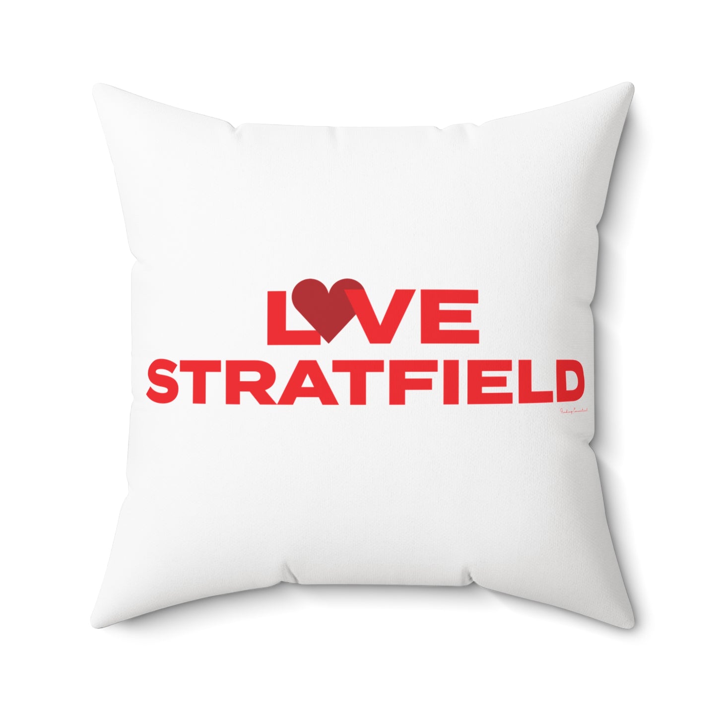 Love Stratfield Spun Polyester Square Pillow
