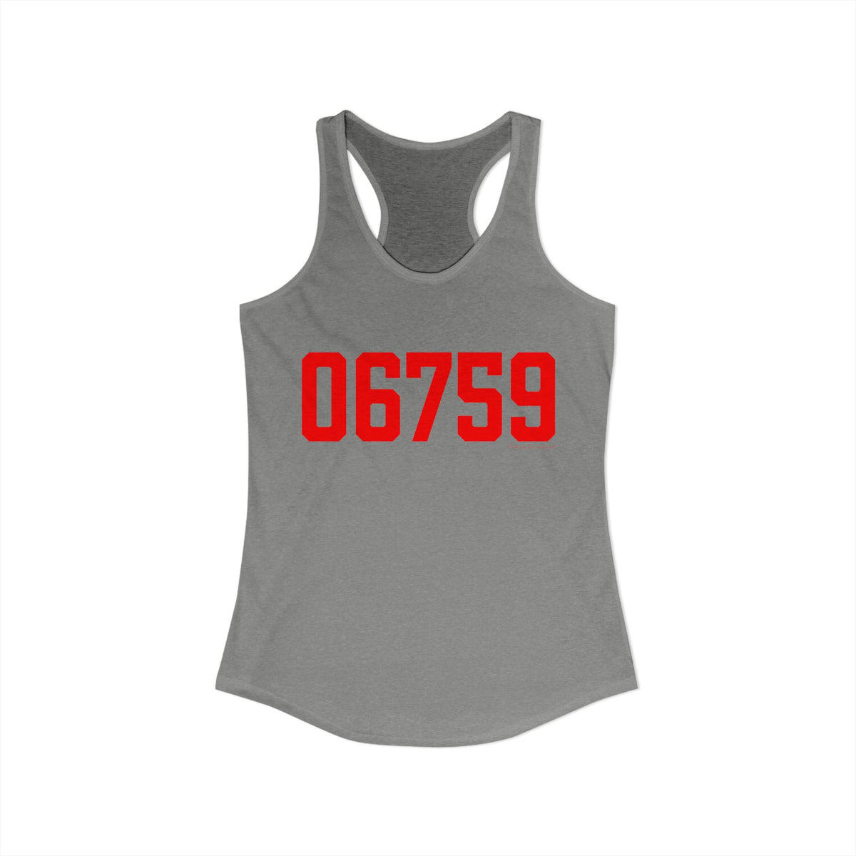 06759 Litchfield Connecticut Zip Code Women's Ideal Racerback Tank Top