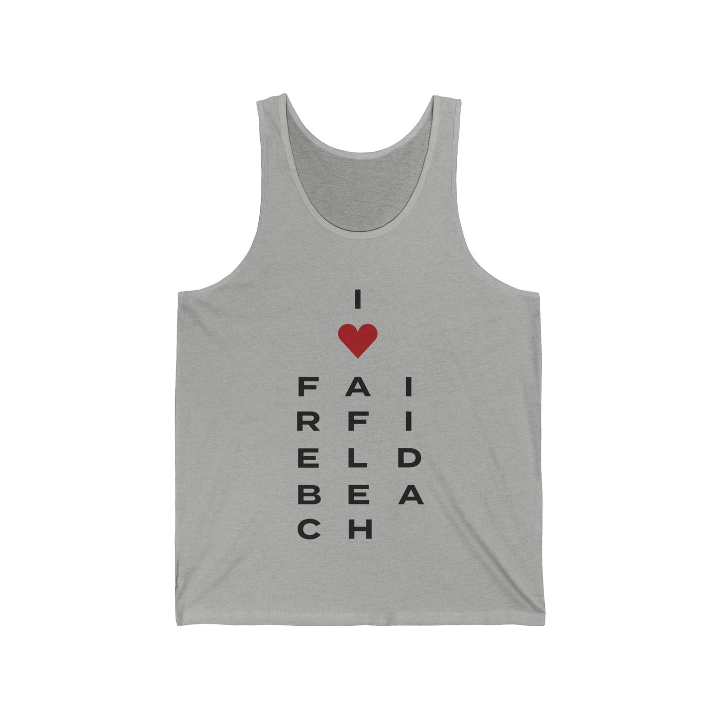 Fairfield Beach Vision Unisex Jersey Tank Top