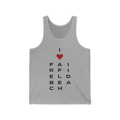 Fairfield Beach Vision Unisex Jersey Tank Top