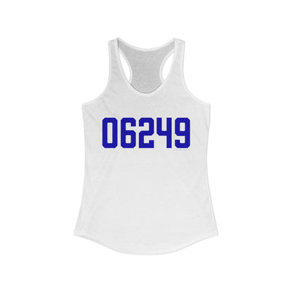 06249 Lebanon Connecticut Zip Code Women's Ideal Racerback Tank Top