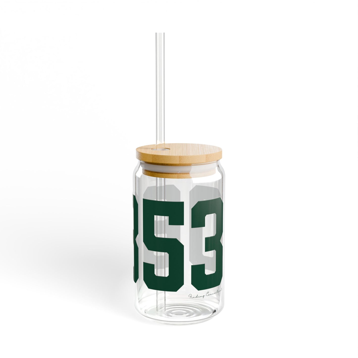 06853 Norwalk Connecticut Zip Code Sipper Glass, 16oz