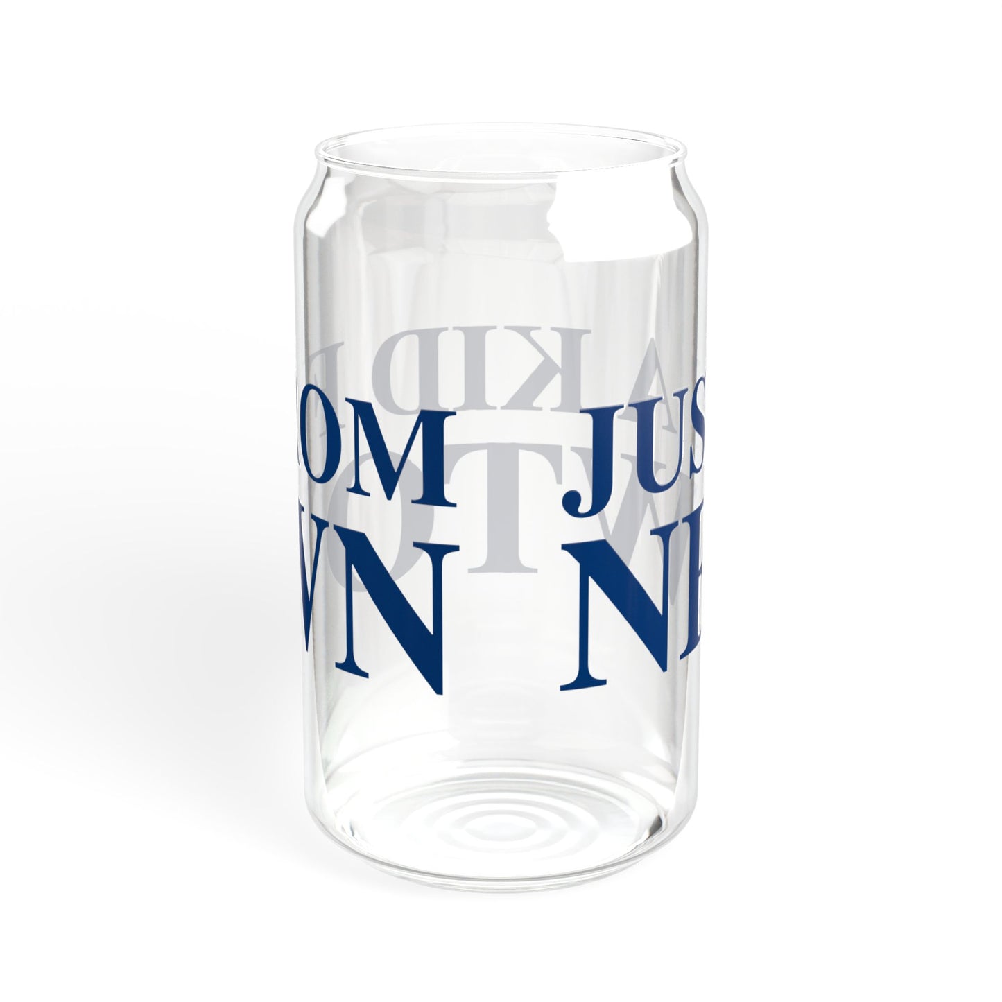 Just a kid from Newtown Sipper Glass, 16oz