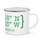Easton Coordinates Enamel Camping Mug
