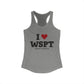 I Heart WSPT Women's Ideal Racerback Tank Top