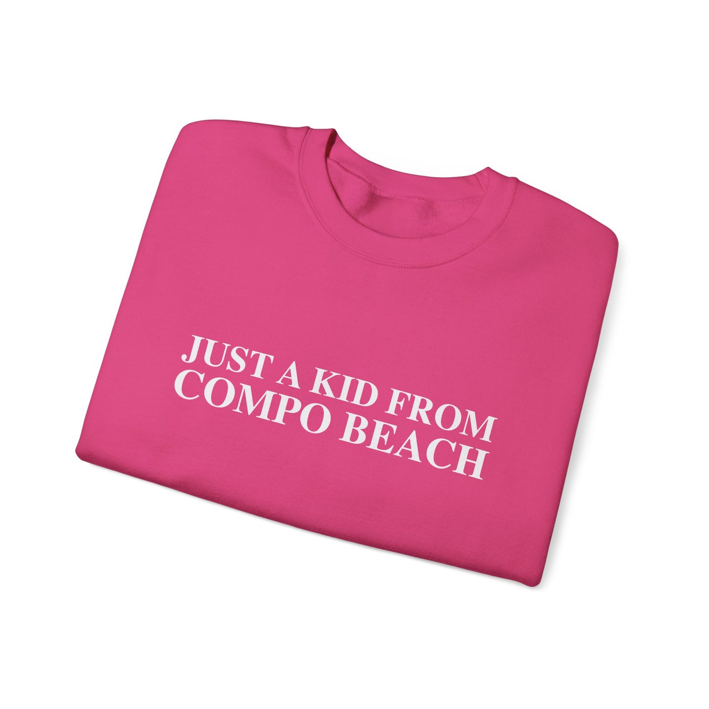 Just a kid from Compo Beach Unisex Heavy Blend™ Crewneck Sweatshirt