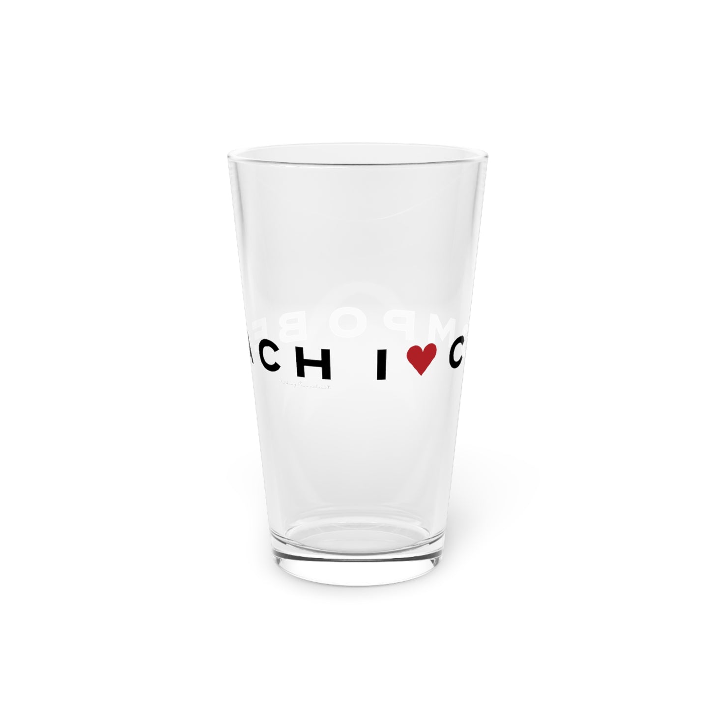 Compo Beach Vision Pint Glass, 16oz