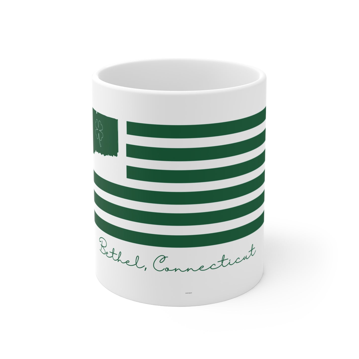 Bethel Connecticut St Patrick’s Day Flag Mug 11oz