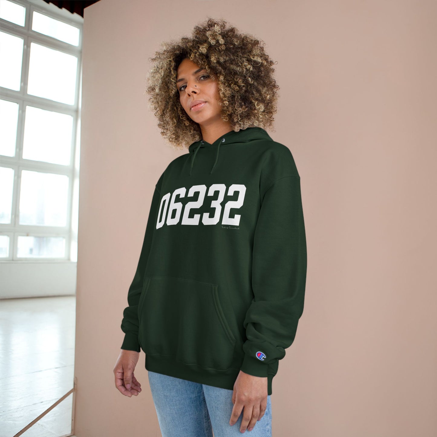 06232 Andover CT Zip Code Champion Hoodie