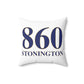 860 Stonington Spun Polyester Square Pillow