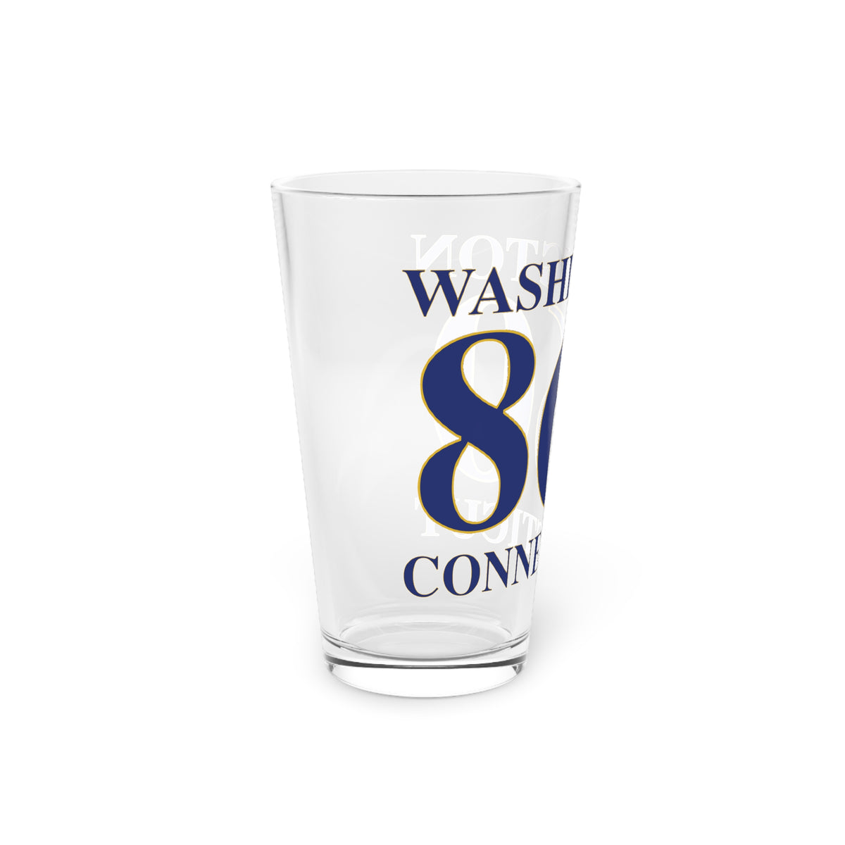 Washington 860 Connecticut Pint Glass, 16oz