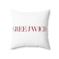 41 Tilt Greenwich Spun Polyester Square Pillow