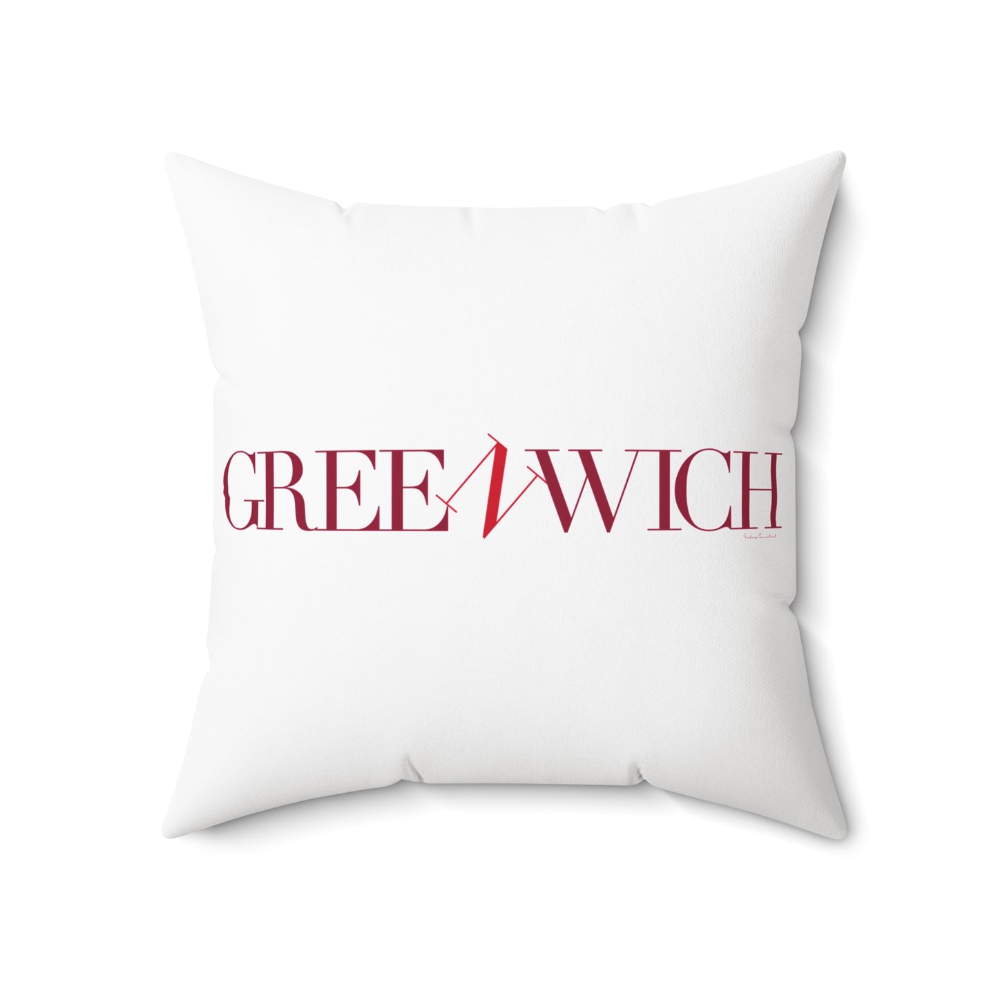 41 Tilt Greenwich Spun Polyester Square Pillow