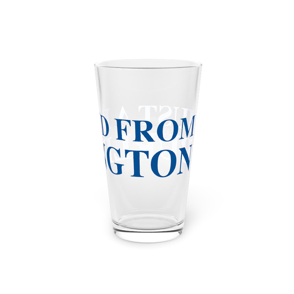 Just a kid from Burlington Pint Glass, 16oz