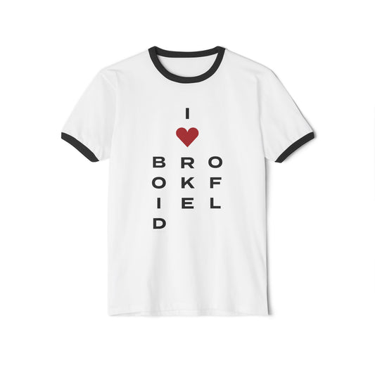 Brookfield Vision Unisex Cotton Ringer T-Shirt