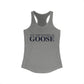 Just a kid listening to Goose Women's Ideal Racerback Tank Top