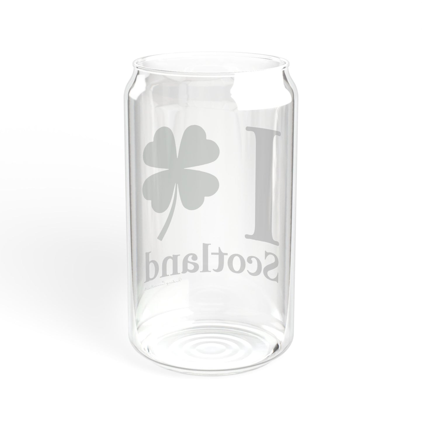 I Clover Scotland Sipper Glass, 16oz