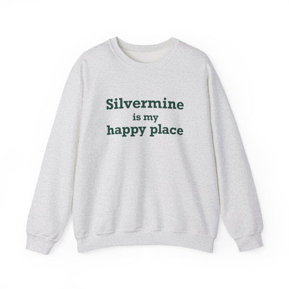 Silvermine is My Happy Place Unisex Heavy Blend™ Crewneck Sweatshirt