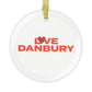 Love Danbury Glass Ornaments