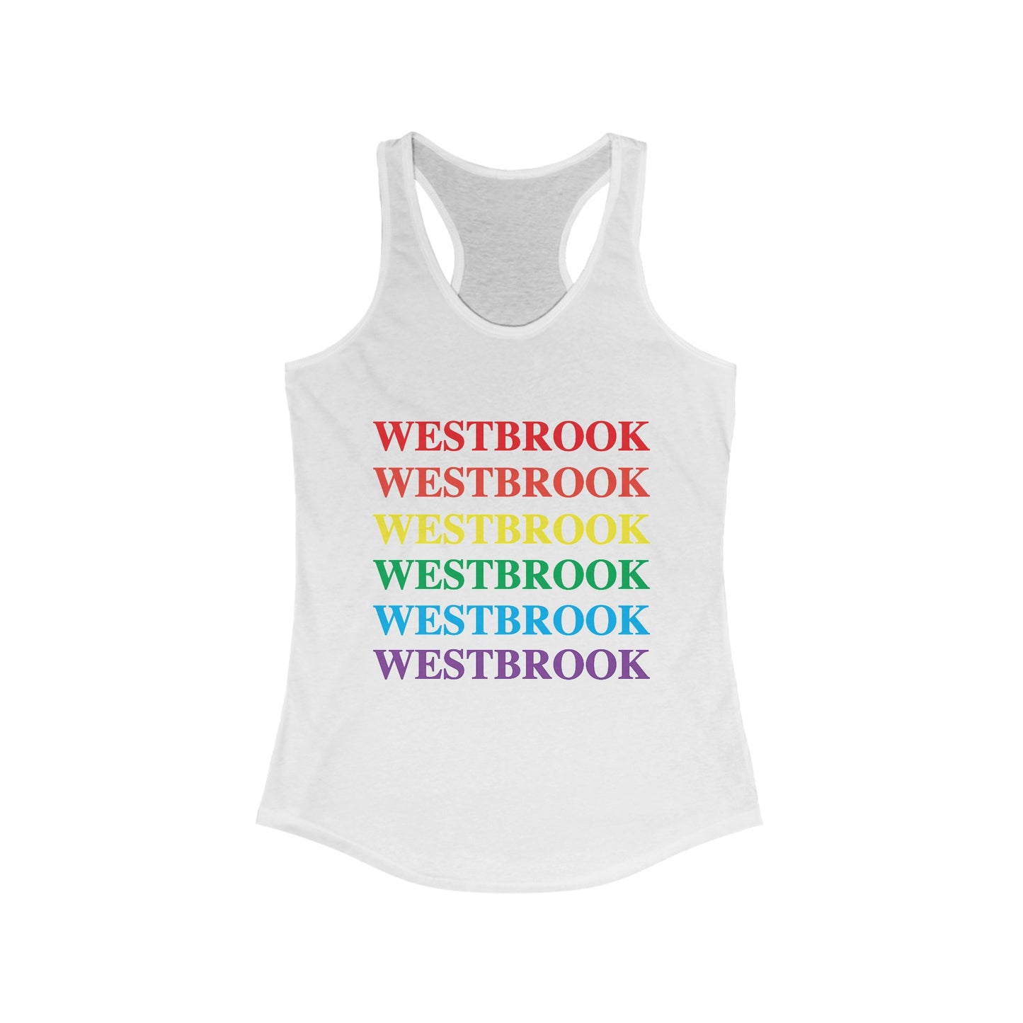 Westbrook Pride Women's Ideal Racerback Tank