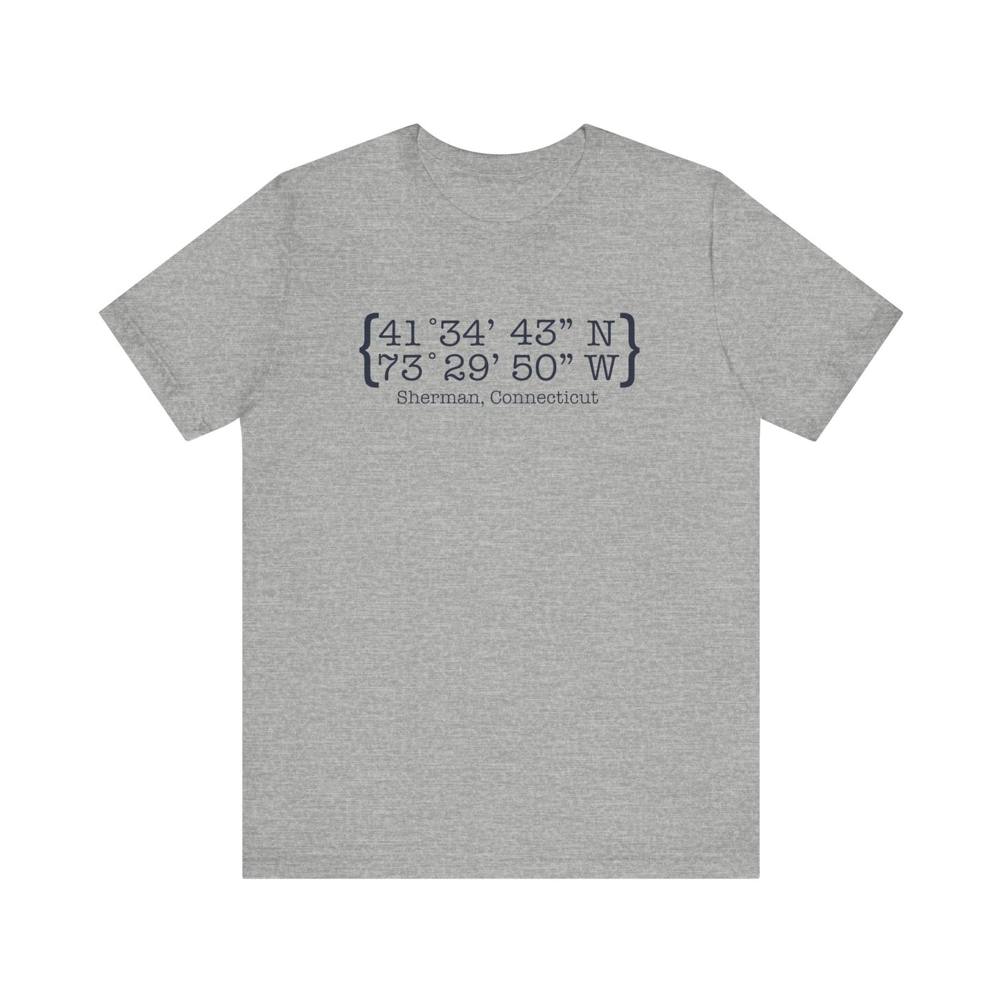Sherman Coordinates Unisex Jersey Short Sleeve T-Shirt
