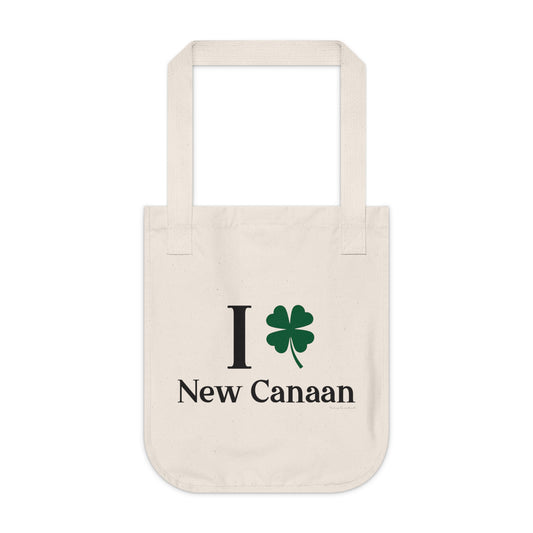 I Clover New Canaan Organic Canvas Tote Bag