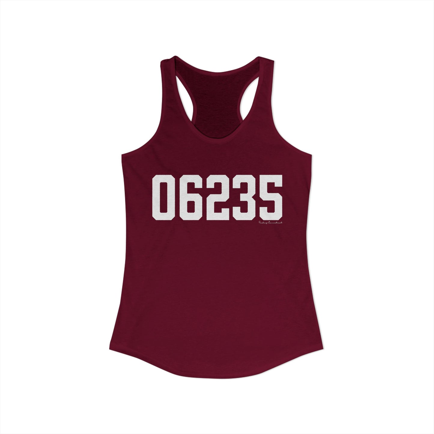 06235 Chaplin CT Zip Code Women's Ideal Racerback Tank Top