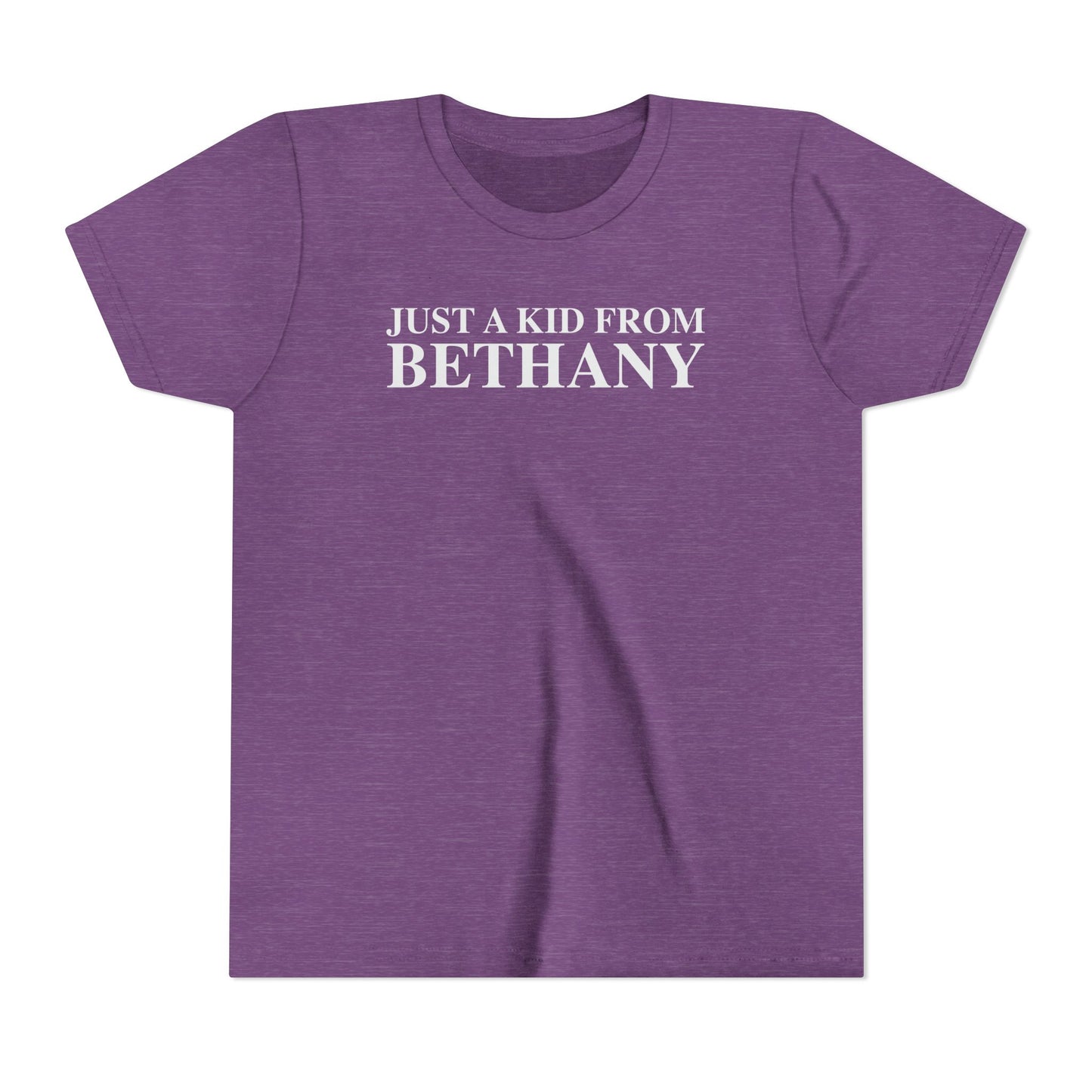 Just a kid from Bethany Youth Short Sleeve T-Shirt