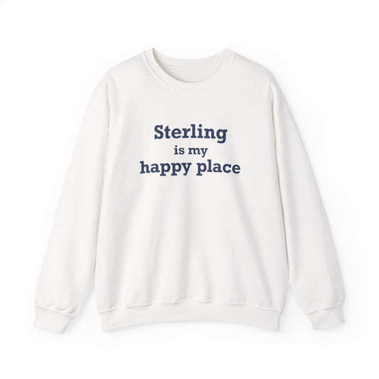 Sterling is My Happy Place Unisex Heavy Blend™ Crewneck Sweatshirt