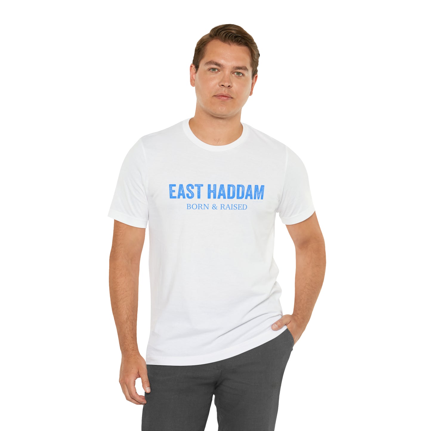 East Haddam Born & Raised Unisex Jersey Short Sleeve Tee