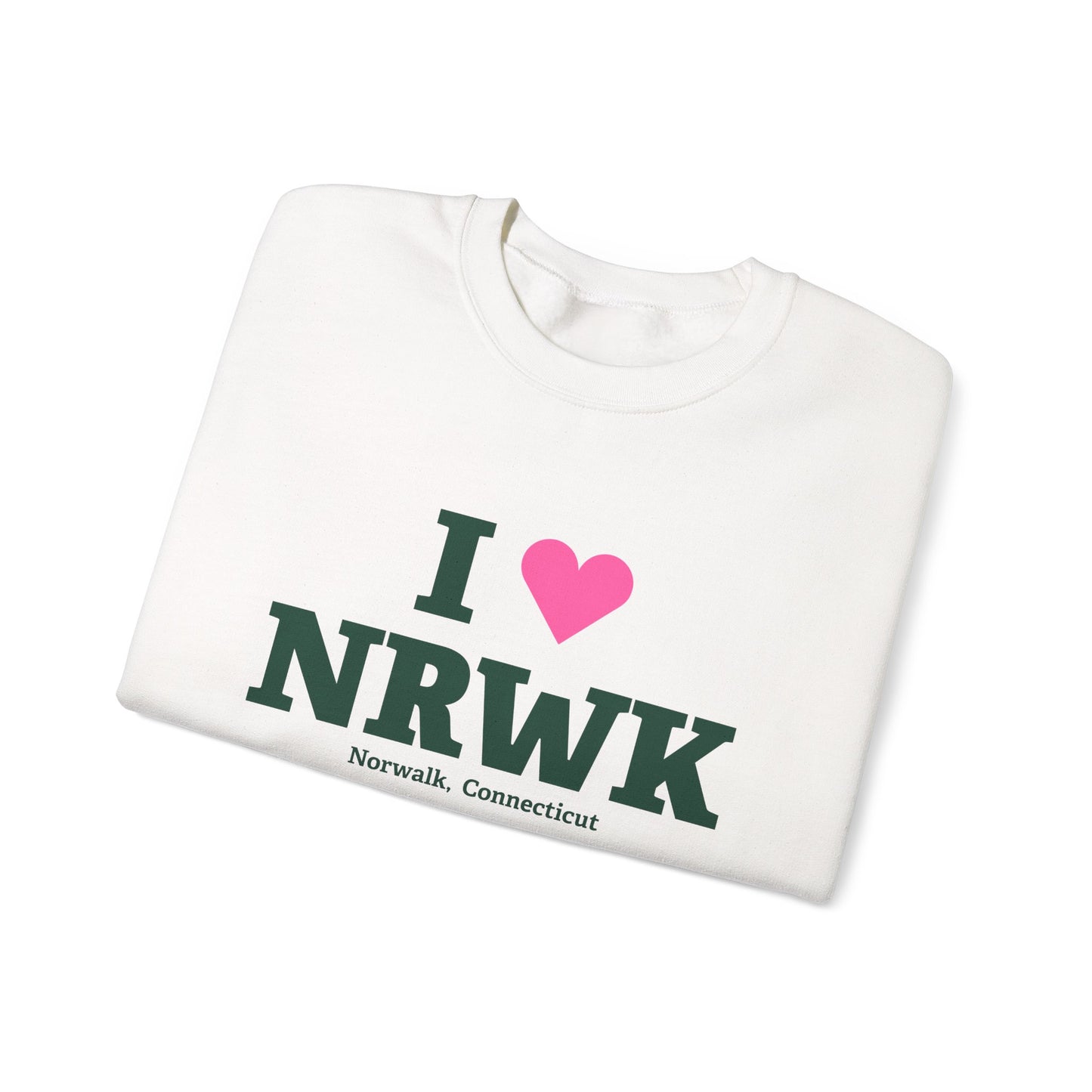 I Heart NRWK Unisex Heavy Blend™ Crewneck Sweatshirt