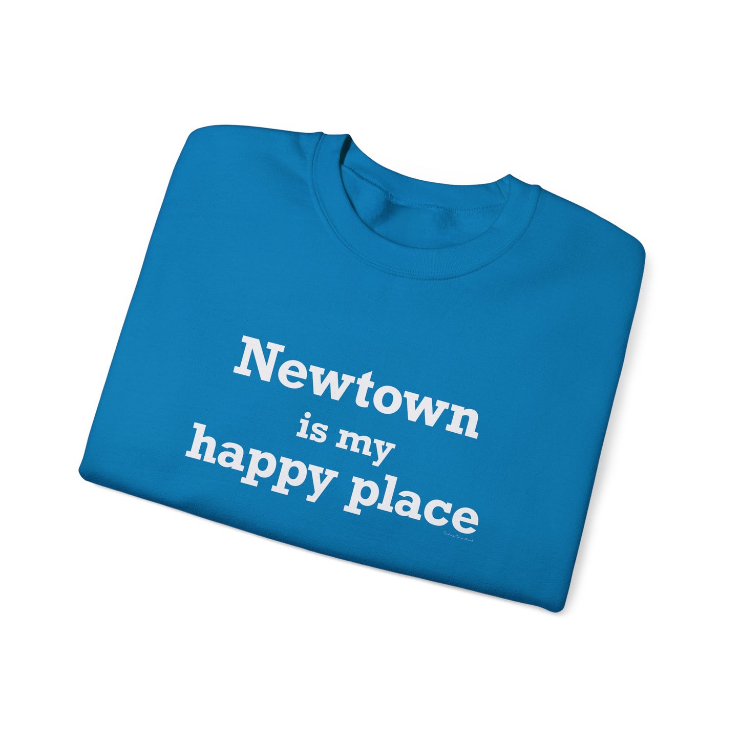 Newtown Is My Happy Place Unisex Heavy Blend™ Crewneck Sweatshirt