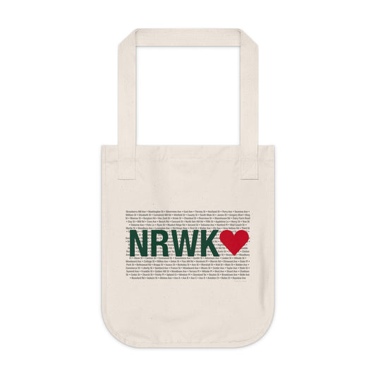 Norwalk Love Organic Canvas Tote Bag