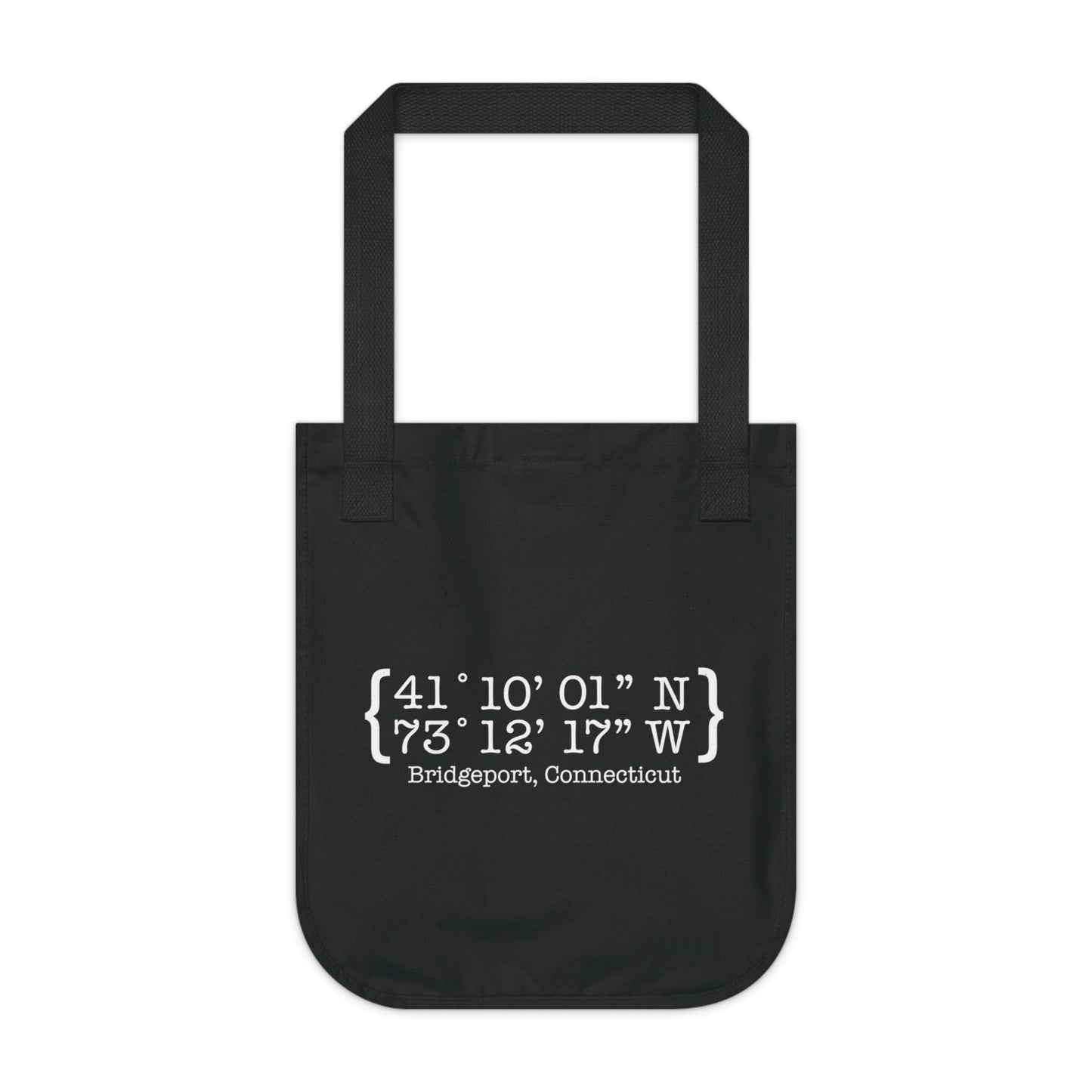 Bridgeport Coordinates Organic Canvas Tote Bag