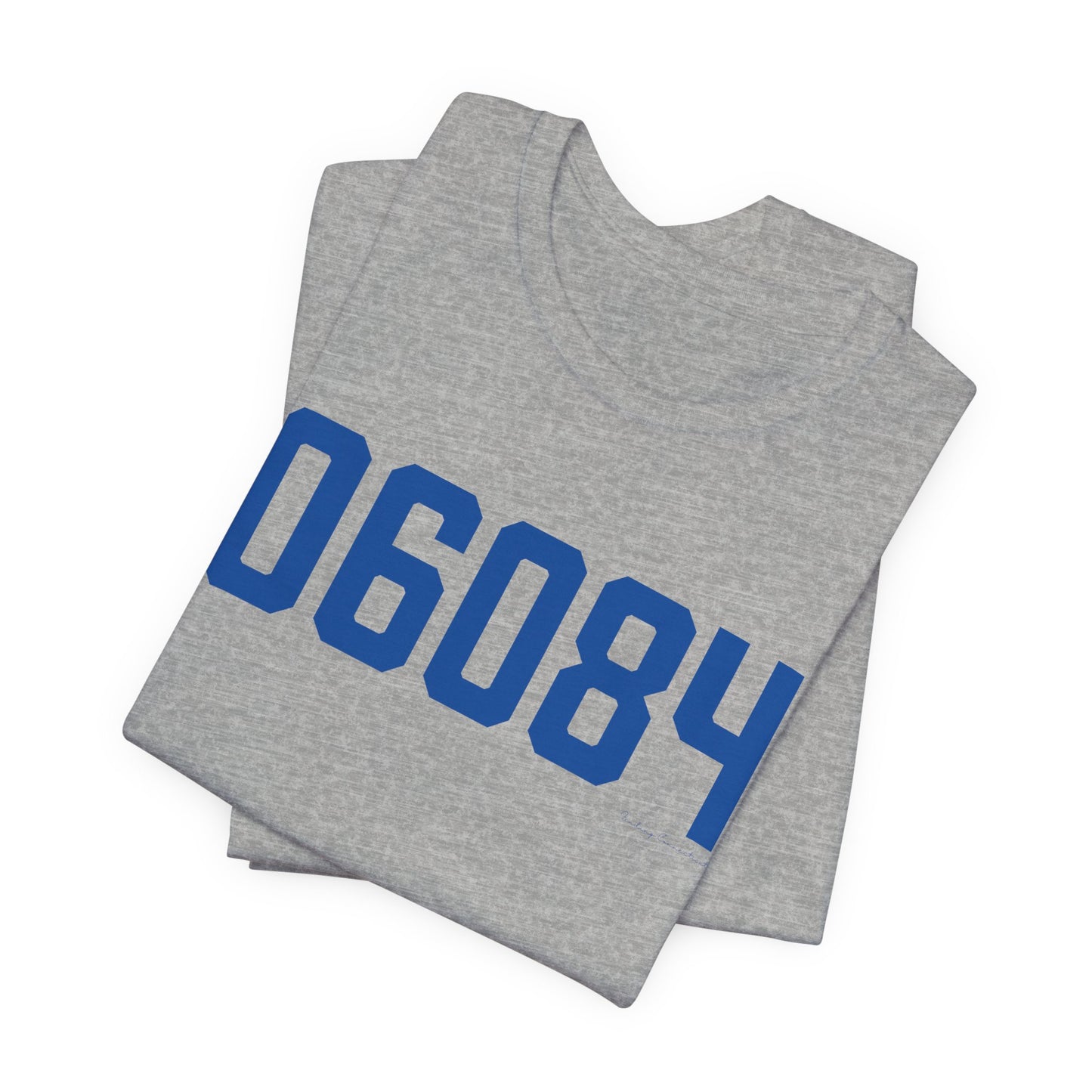06084 Tolland Connecticut Zip Code Unisex Jersey Short Sleeve T-Shirt